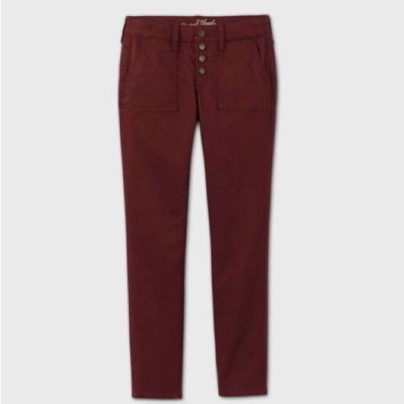 Universal Thread Mid Rise Utility Skinny Ankle Jeans Fly Button Casual Fit - Picture 2 of 6